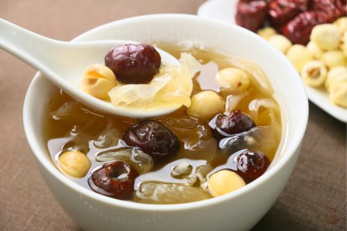 紅棗銀耳蓮子湯｜台灣紅棗｜眼鏡伯